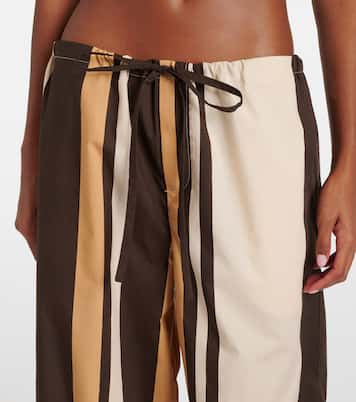 Pantalon ample Savanna en coton rayé | SIR