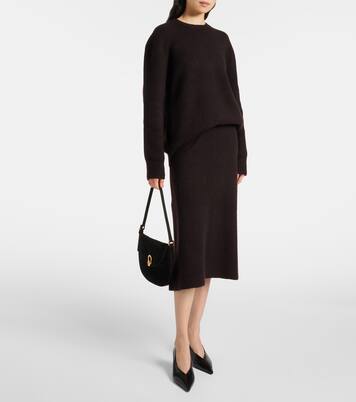 Bolso al hombro Tondo Small de ante | Savette