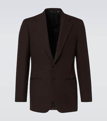 Wool twill blazer | Saman Amel