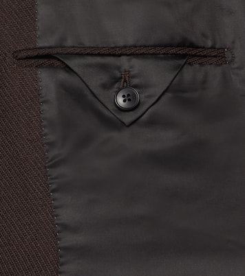 Wool twill blazer | Saman Amel