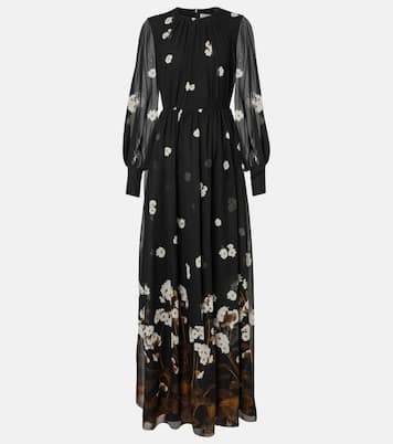 Robe longue en soie | Erdem