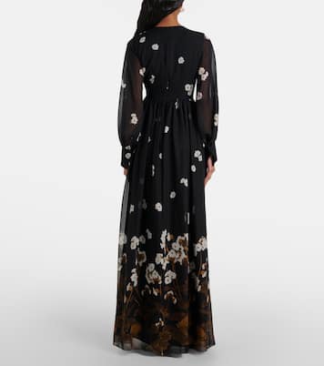 Robe longue en soie | Erdem