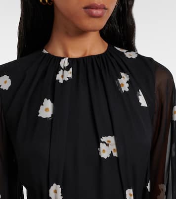 Robe longue en soie | Erdem