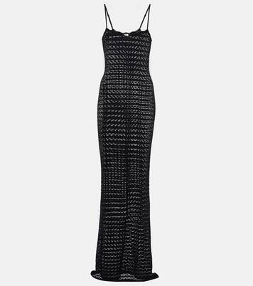 Pointelle maxi dress | Saint Laurent