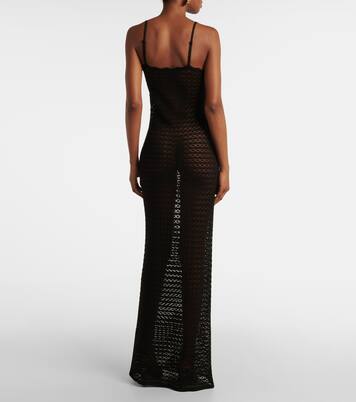 Pointelle maxi dress | Saint Laurent