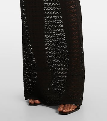 Pointelle maxi dress | Saint Laurent