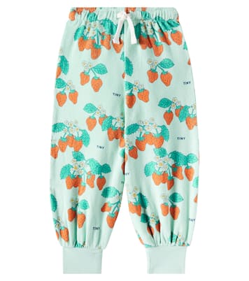 Strawberries cotton terry sweatpants | Tinycottons