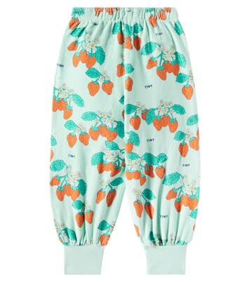 Strawberries cotton terry sweatpants | Tinycottons