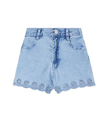 Niobe embroidered denim shorts | The New Society