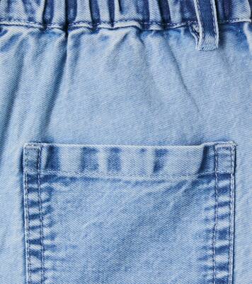 Niobe embroidered denim shorts | The New Society