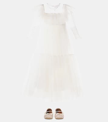 Glitter ruffled tulle dress | Petite Amalie  