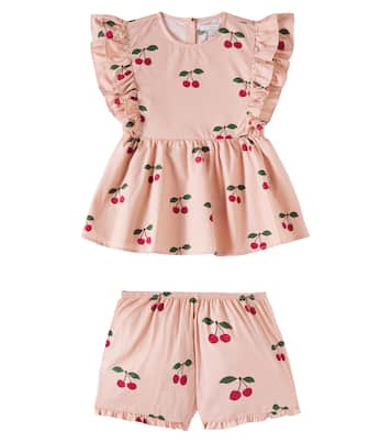 Verbena printed cotton top and shorts set | Konges Sløjd