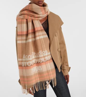 Venus 1996 jacquard wool scarf | Acne Studios