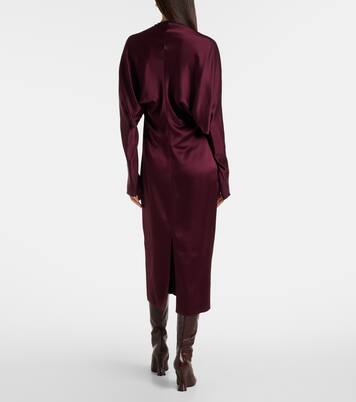 Robe midi en satin | Stella McCartney