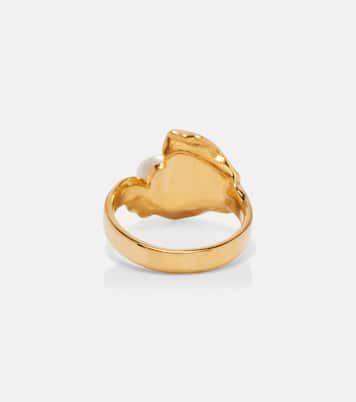 Faux pearl ring | Oscar de la Renta