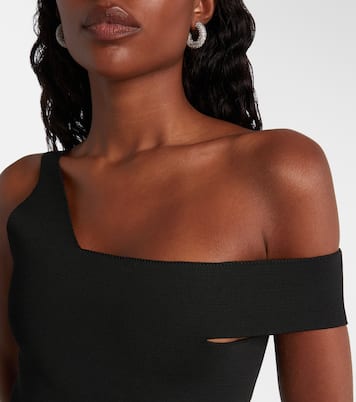 Asymmetric cut-out top | Mugler