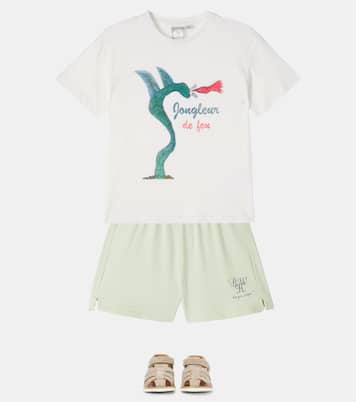 x RHW Jongleur cotton and linen T-shirt | Konges Sløjd