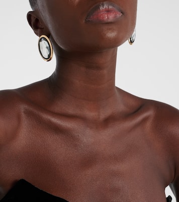 Ohrringe mit Kristallen | Self-Portrait