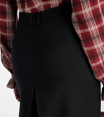 Mid-Rise Culottes aus Wolle | Saint Laurent