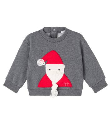 Baby embroidered cotton sweatshirt | Il Gufo