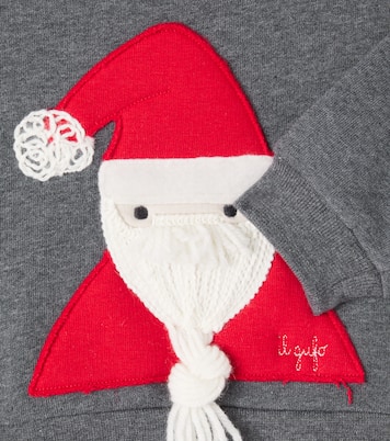Baby embroidered cotton sweatshirt | Il Gufo
