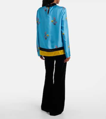 Floral silk top | Marni