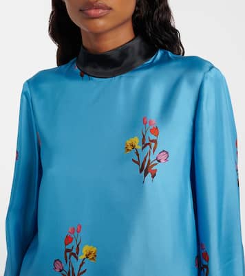 Floral silk top | Marni
