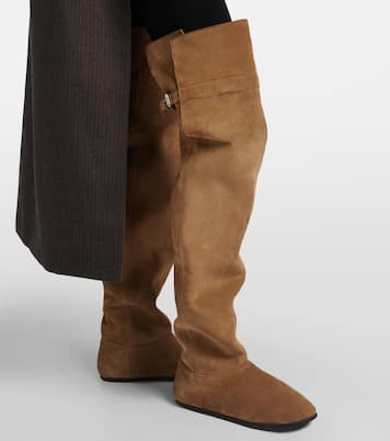 Overknee-Stiefel Big Boot aus Veloursleder | Christen