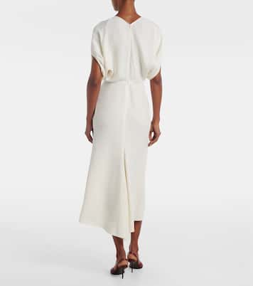 Midikleid Edith aus Satin | Victoria Beckham