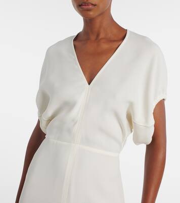 Midikleid Edith aus Satin | Victoria Beckham