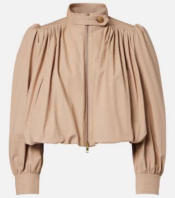 Cropped-Jacke aus Baumwoll-Canvas | Chloé