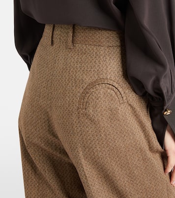 Weite Hose Amel aus Seide und Wolle | Blazé Milano