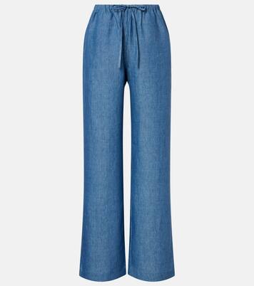 Linen wide-leg pants | Róhe