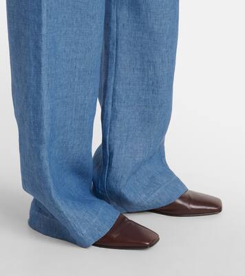 Linen wide-leg pants | Róhe