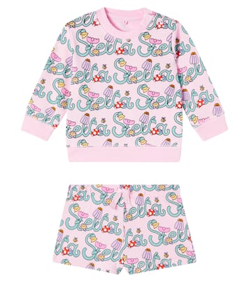 Bébé – Set sweat-shirt et short Stella Vine | Stella McCartney Kids