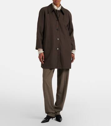 Hawkins cotton and cashmere car coat | The Row