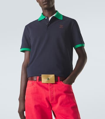 Medusa cotton polo shirt | Versace