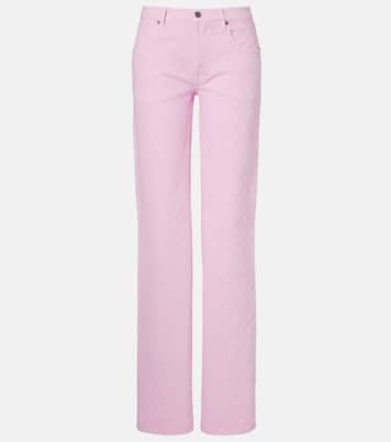 Straight Jeans GG aus Jacquard | Gucci