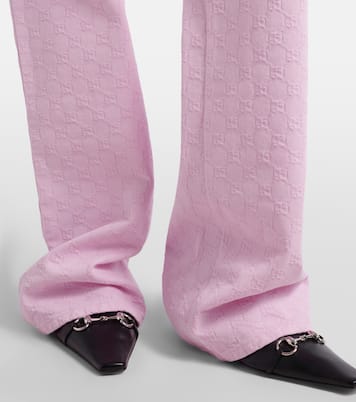 Straight Jeans GG aus Jacquard | Gucci