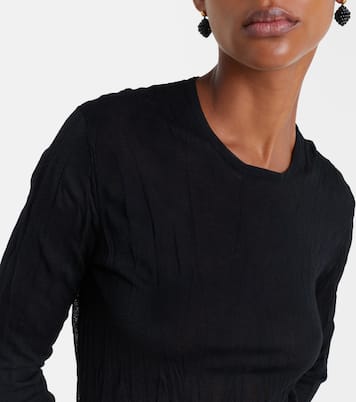 Vestido largo plisado | Toteme