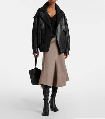 Micah leather jacket | Nour Hammour