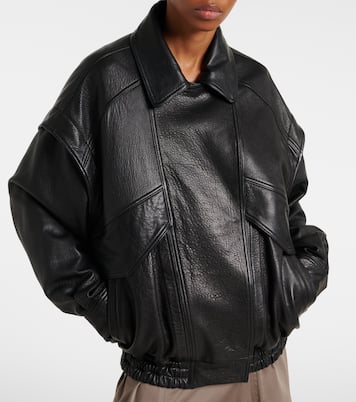 Micah leather jacket | Nour Hammour