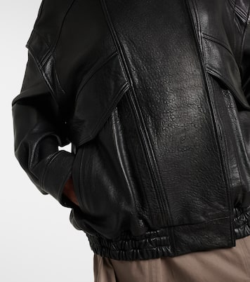 Micah leather jacket | Nour Hammour