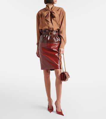 Schultertasche Sunset Small aus Leder | Saint Laurent