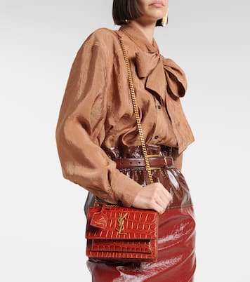 Schultertasche Sunset Small aus Leder | Saint Laurent