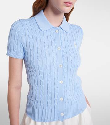 Cable-knit cotton cardigan | Polo Ralph Lauren