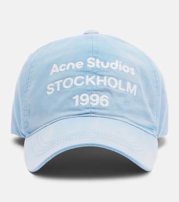 Logo cotton twill baseball cap | Acne Studios