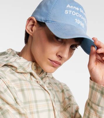 Logo cotton twill baseball cap | Acne Studios