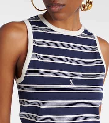 Tank Top Cassandre aus Baumwoll-Jersey | Saint Laurent
