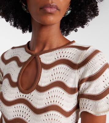 Swing crochet cotton midi dress | La DoubleJ